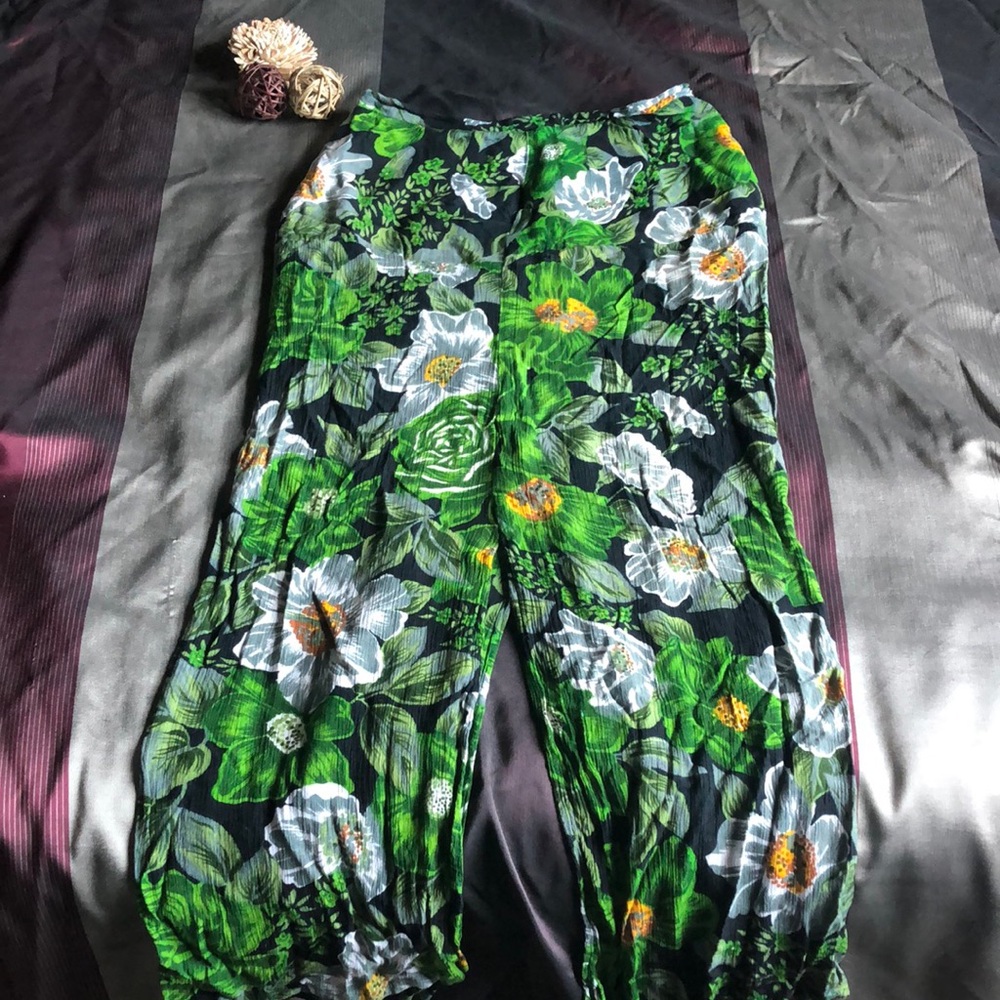 Floral Green Women's Maxi Skirt
